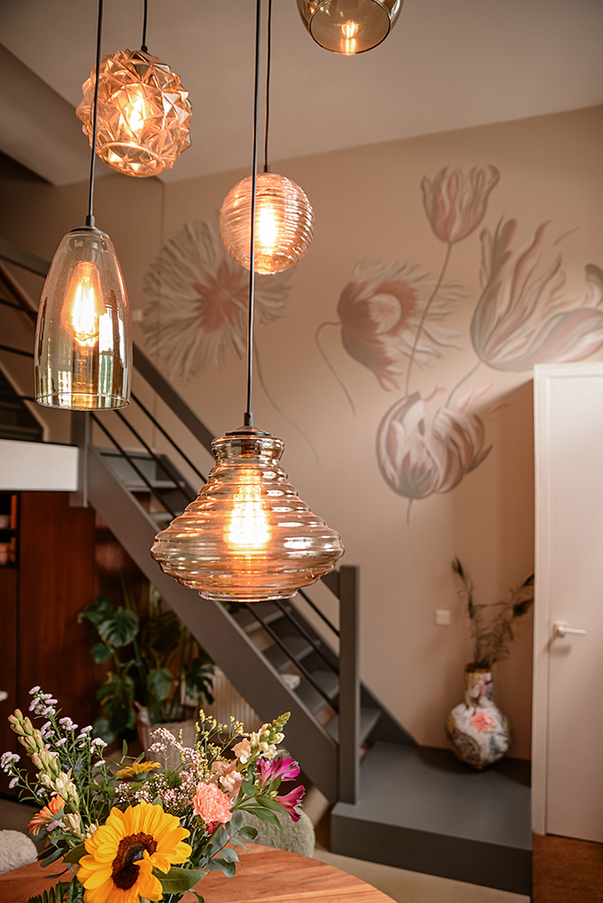 Muurschildering Interieur Woonkeuken